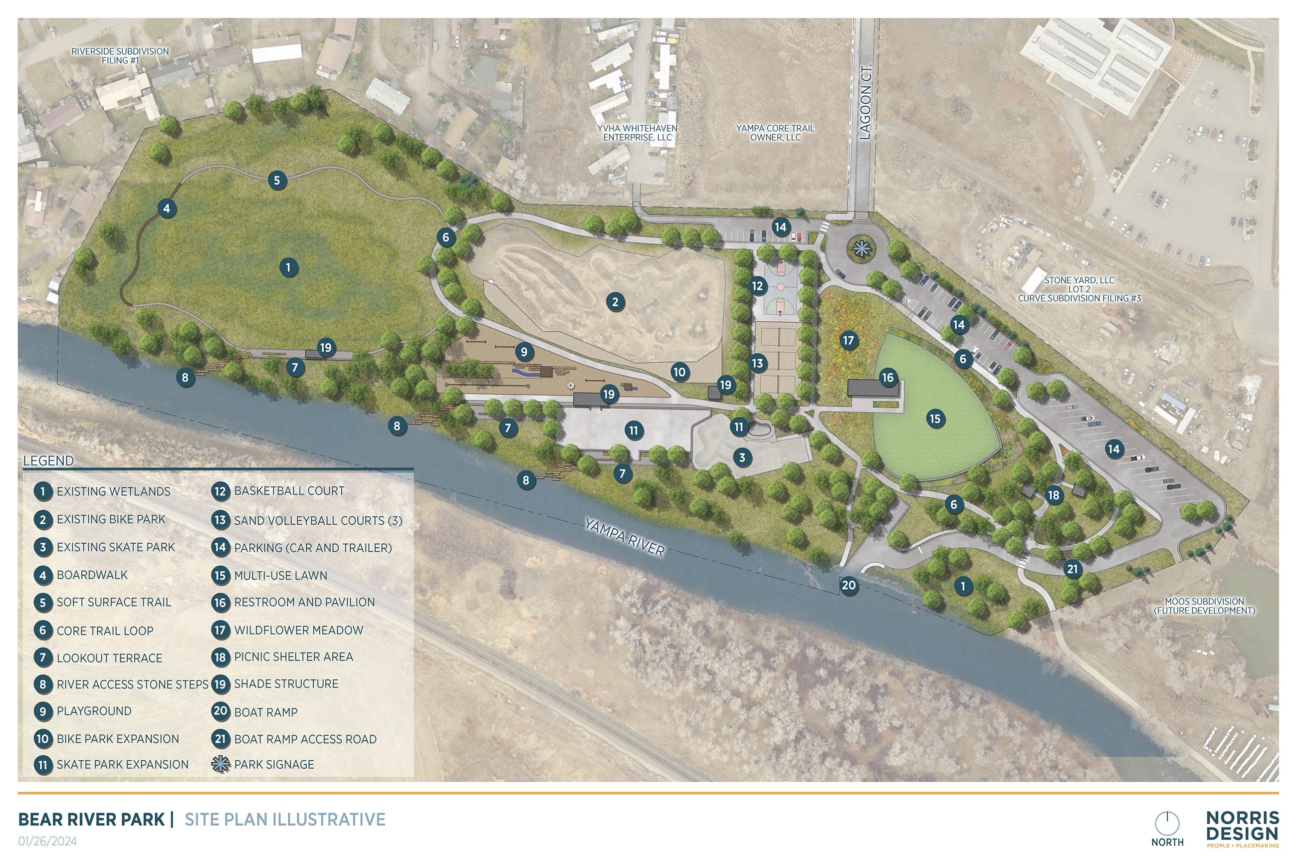 Bear River Park Improvements - Illustrative Map