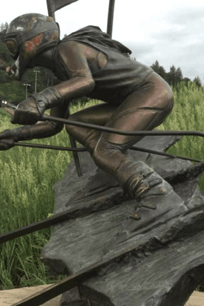 SteamboatSpirit sculpture