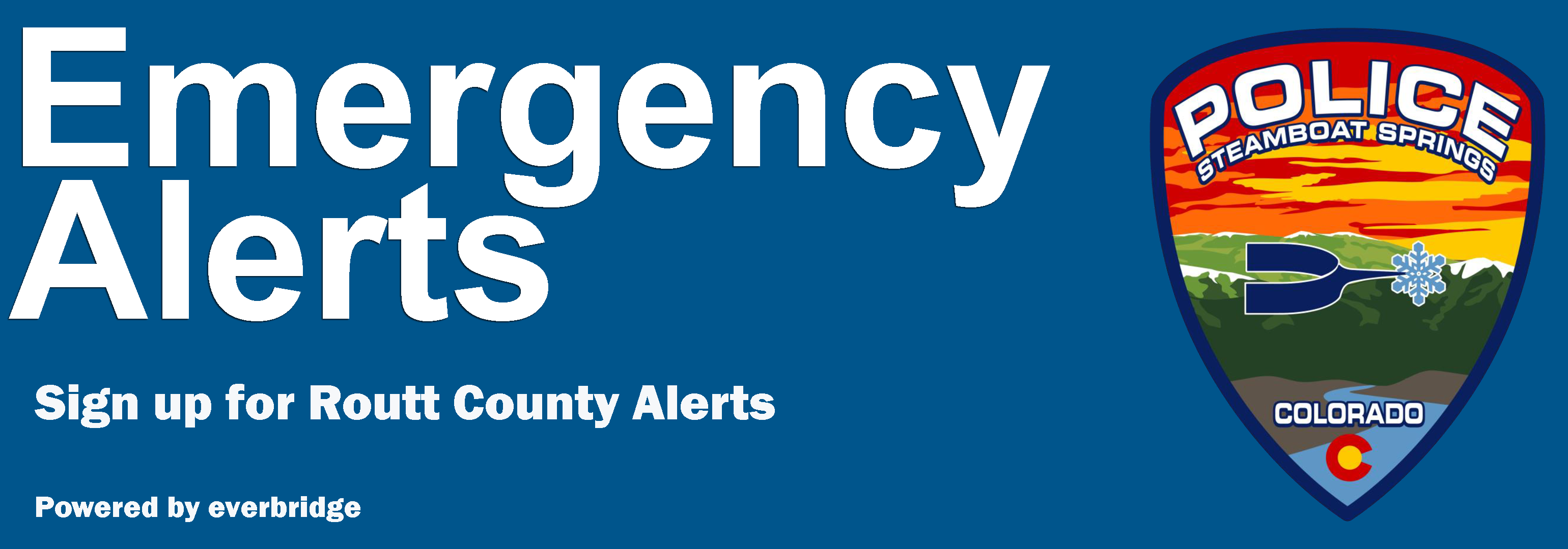 Emergency Alerts Sign Up button