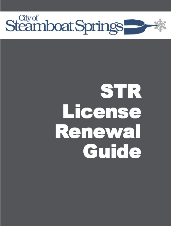 STR Renewal Guide link