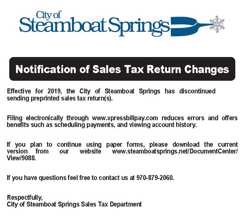 Sales Tax Flats Discontinued Flyer steamboat