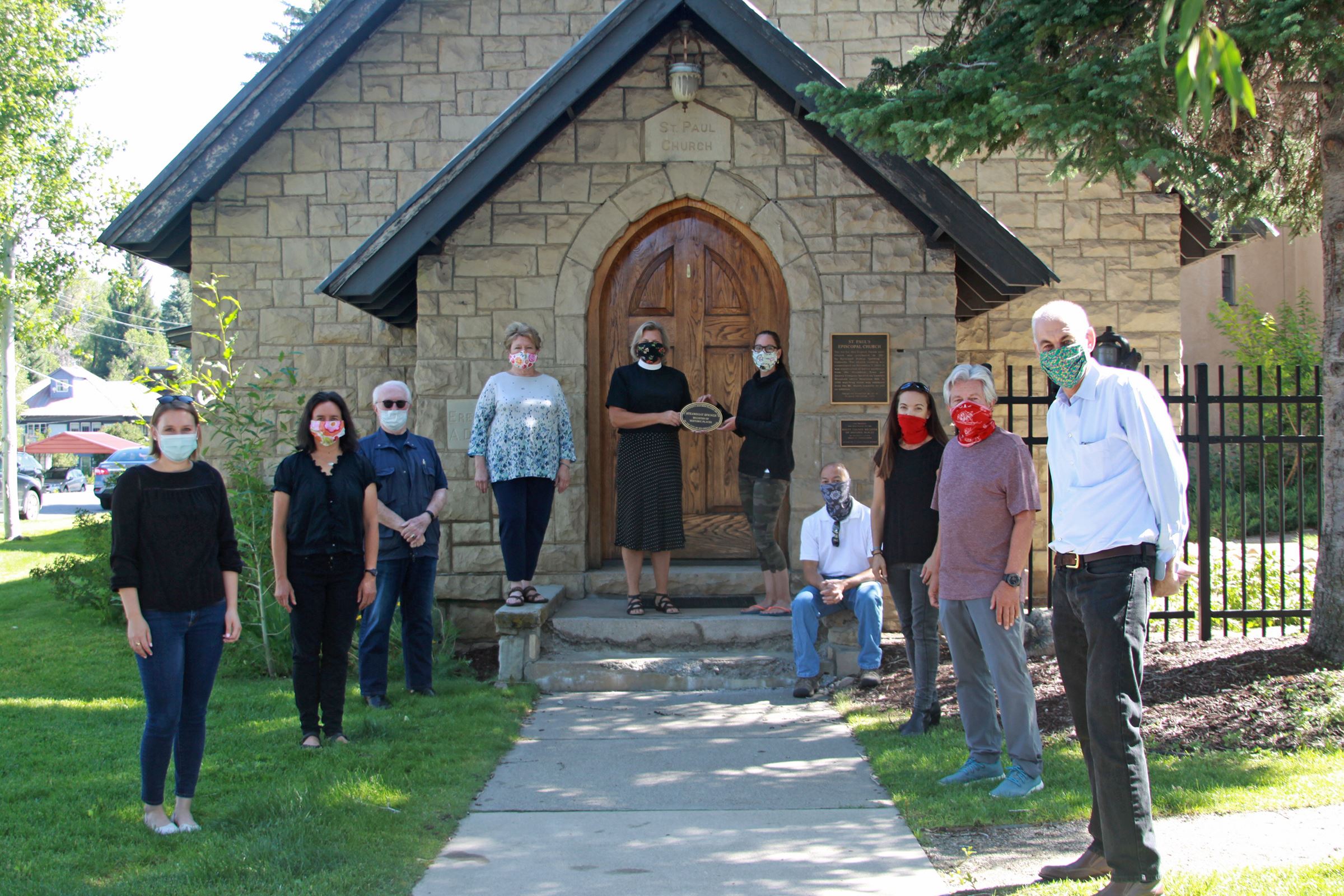 Old Stone Church Plaque Photo