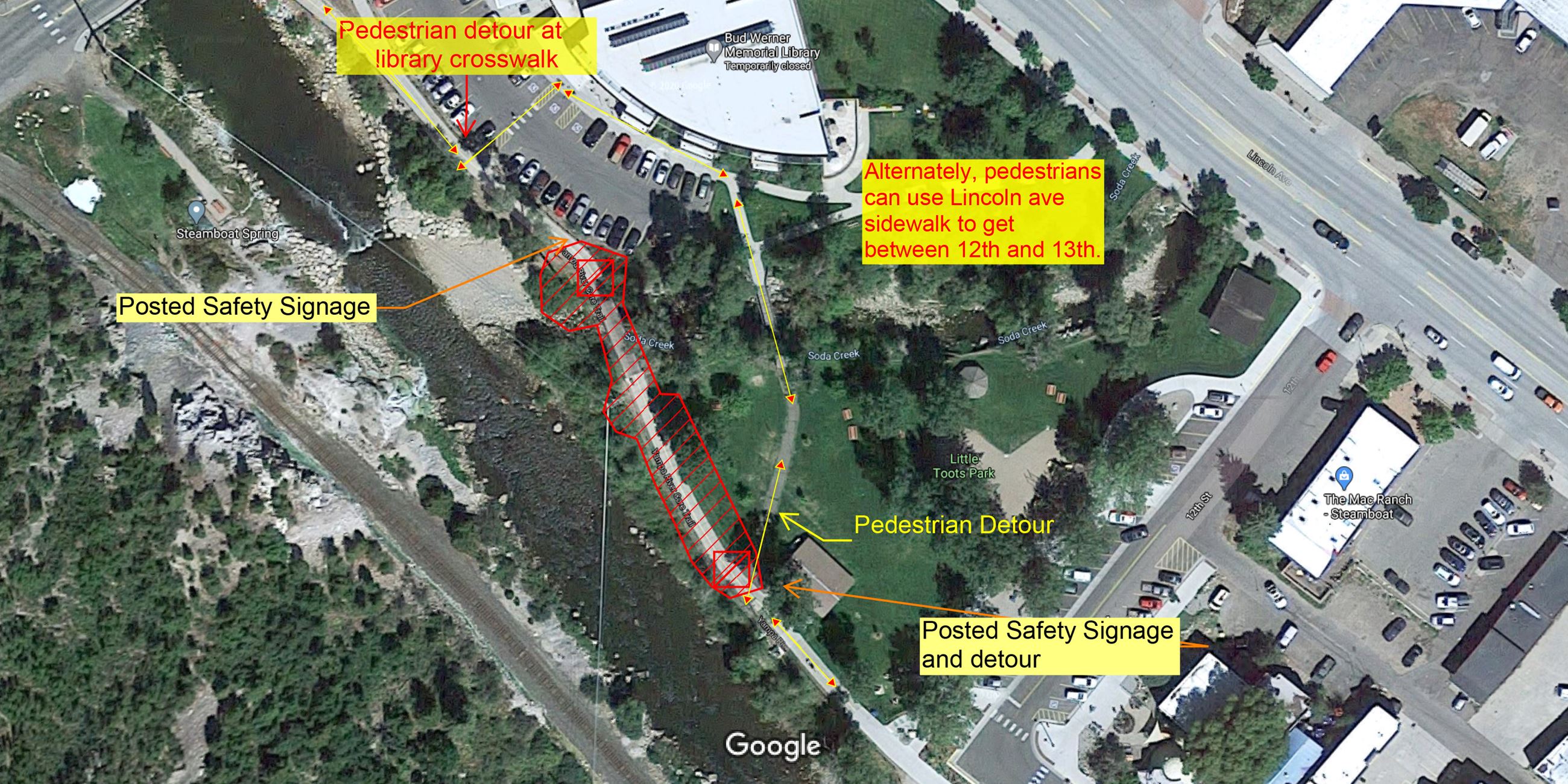 Soda Creek Detour and site plan 9.8.20