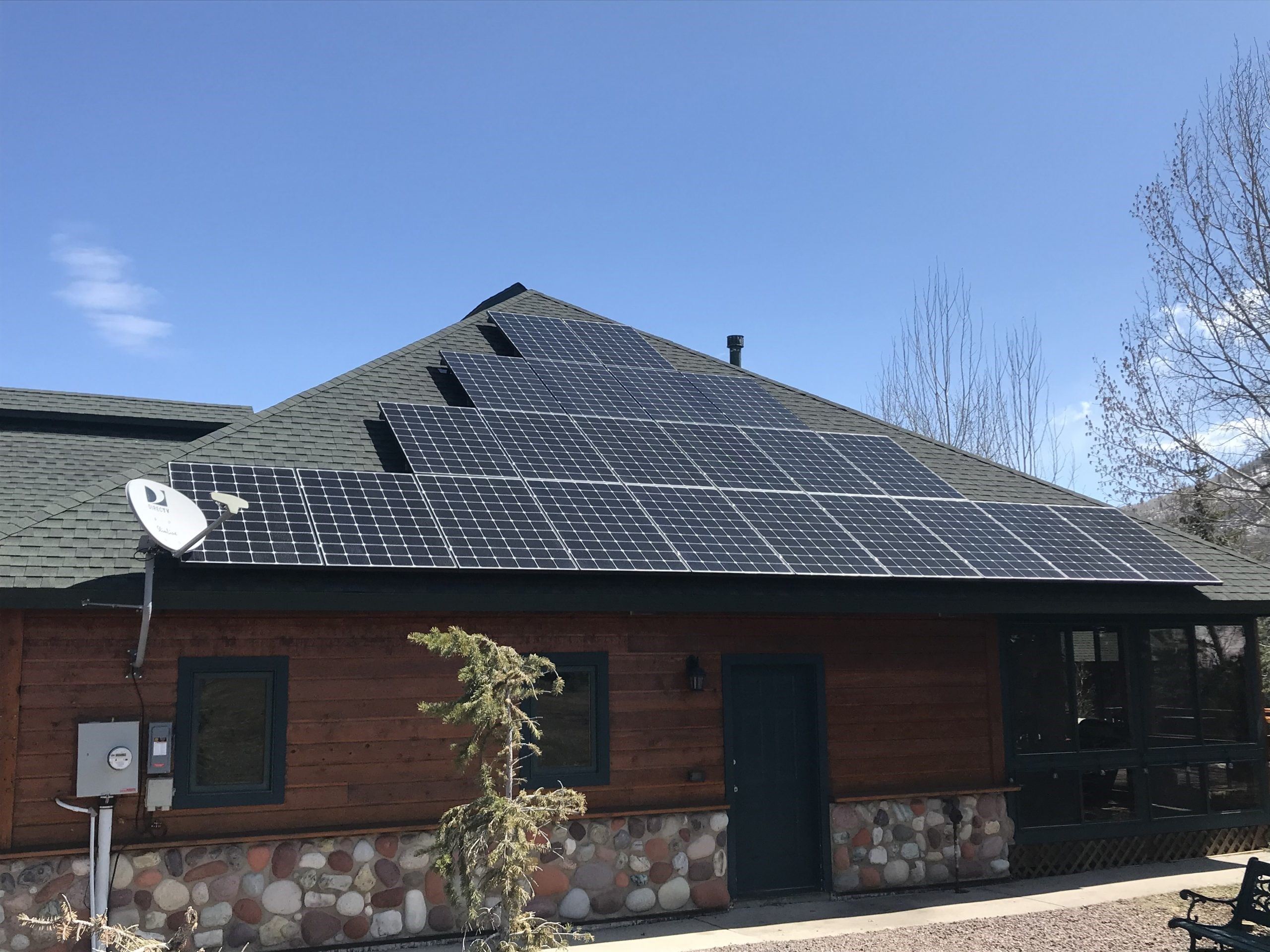Side of house mount Courtesy Brightside Solar in Steamboat Springs.