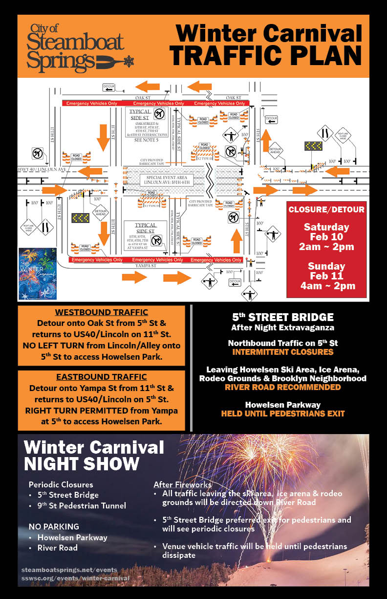 Winter Carnival Detour Poster 2024